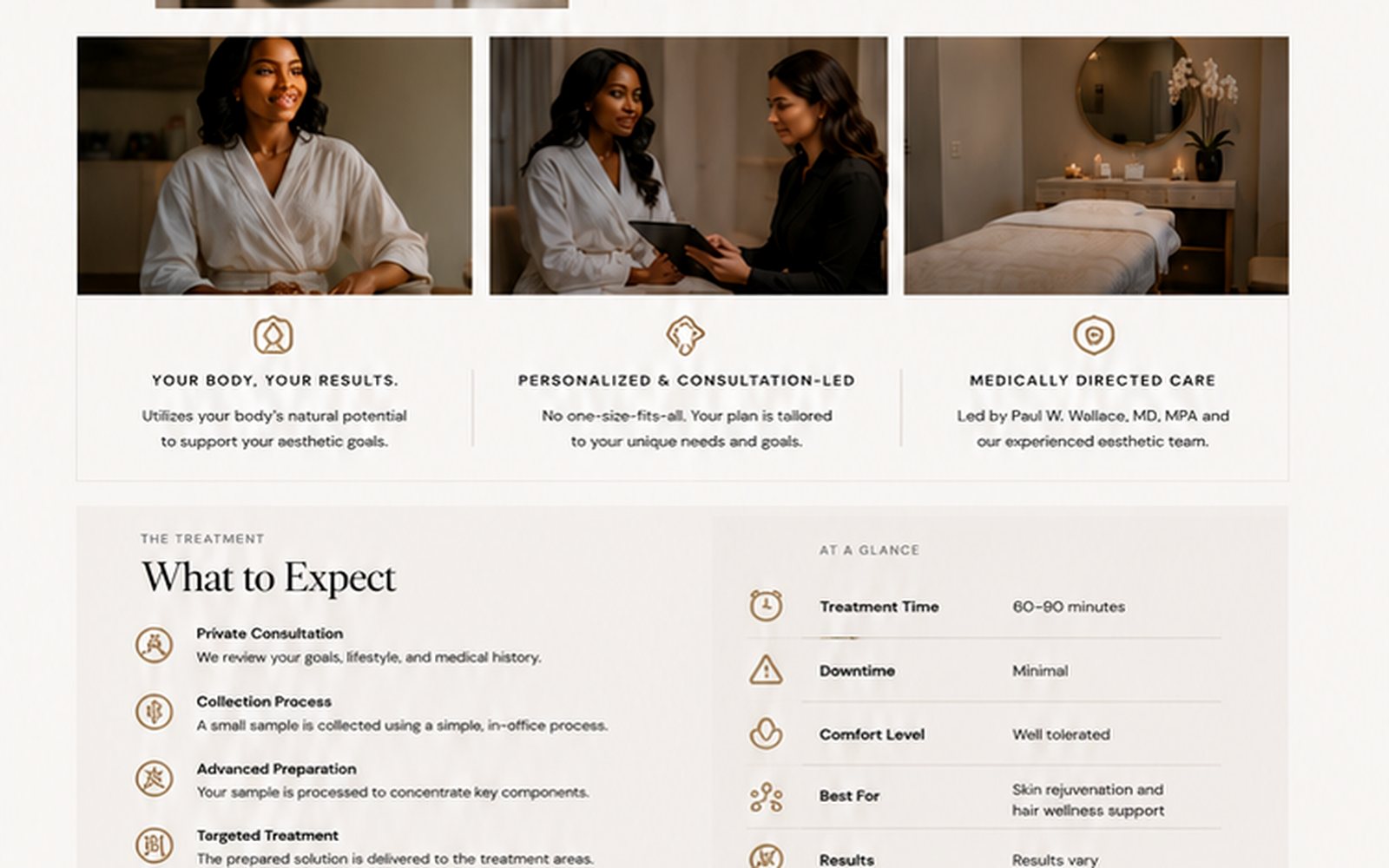 Body refinement services